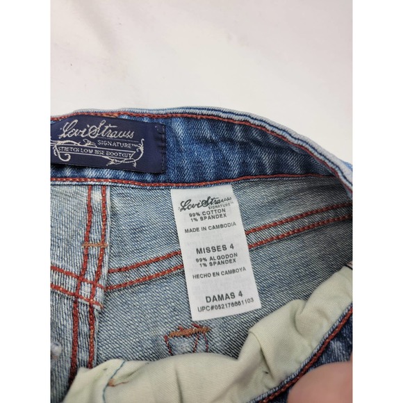 Levi's Strauss Signature Stretch Low Rise Boot Cut Jeans, Misses 4 - Picture 12 of 12